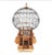 20th Century Victorian Style Wood and Iron "Balloon" Birdcage For Sale - Image 4 of 8