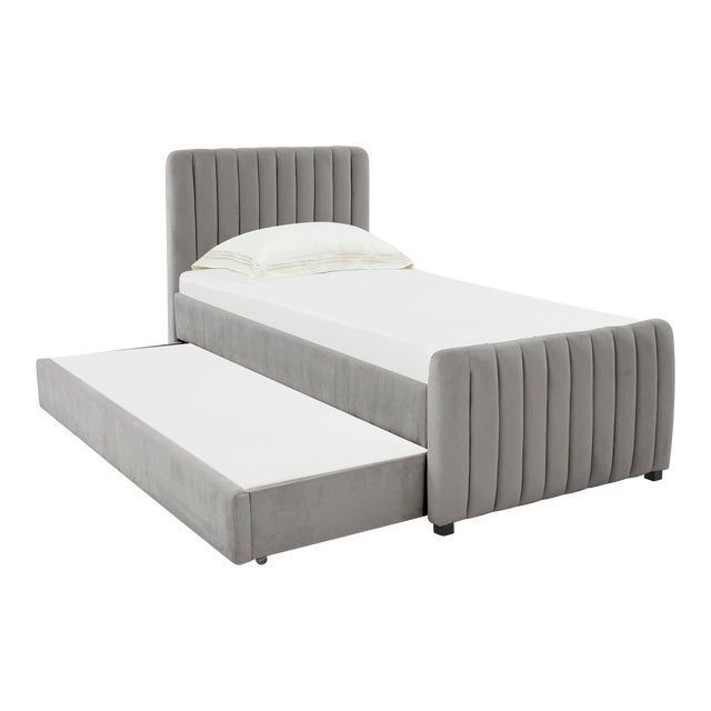 Angela Grey Trundle in Twin For Sale