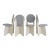 Modernist Dining Chairs, 1980s - Set of 4 For Sale