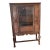 1920s Berkey & Gay Spanish Colonial Revival Walnut Display Cabinet For Sale