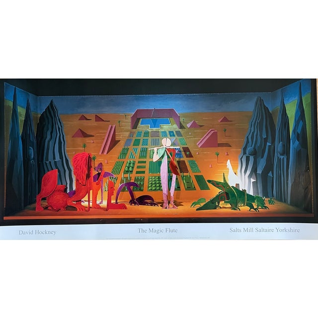 The Magic Flute Poster by David Hockney For Sale - Image 9 of 9