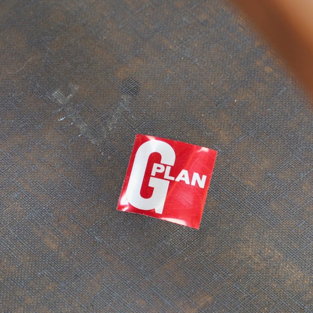 1960s 1960s Mid Century Astro Vanity Stool by G Plan in Teak & Teal For Sale - Image 5 of 8