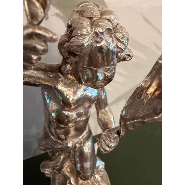 A Set of Four Italian Sterling Silver Models of Dancing Bacchus, Pradella Ilario for Buccellati, Milan For Sale - Image 11 of 12