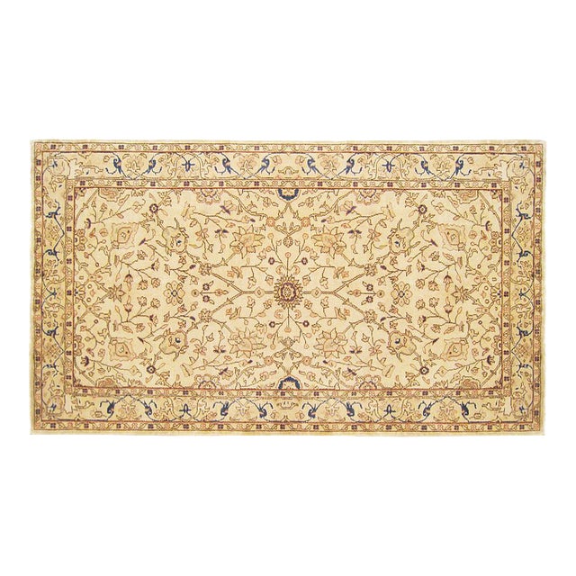Vintage Turkish Decorative Oriental Oushak Rug in Room Size For Sale
