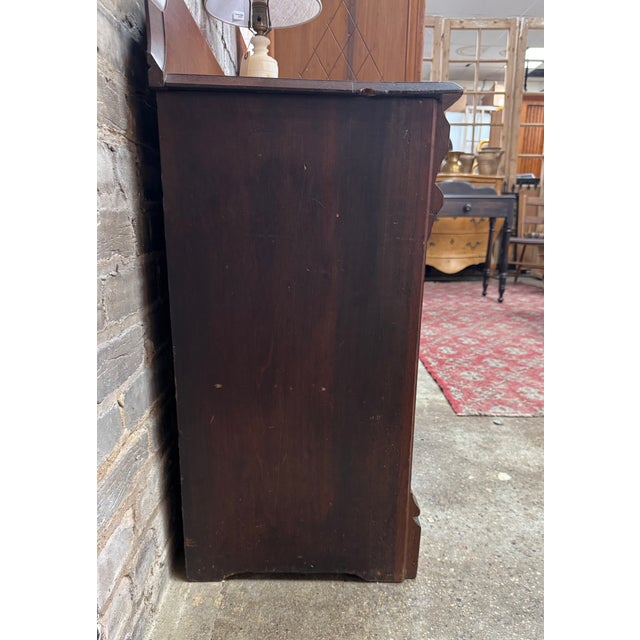 Brown Antique Victorian Eastlake Commode For Sale - Image 8 of 11