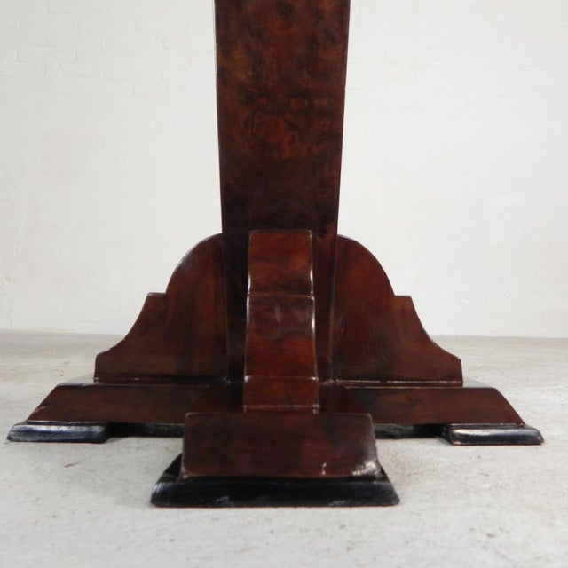 Art Deco Table with Inlaid Wood, 1990s For Sale - Image 18 of 18