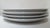 Fitz and Floyd Vintage MCM Fitz Floyd Monotone Shell Orange Plates - Set 4 For Sale - Image 4 of 5