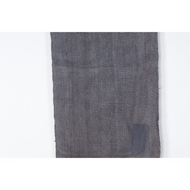 Vintage Anatolian Grey Hemp Runner Rug, 1960 For Sale - Image 6 of 10