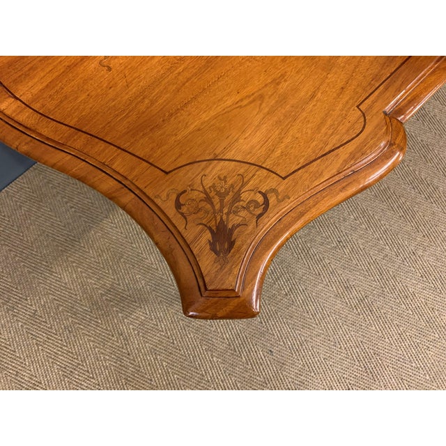 19th Century 19th Century Inlaid Satinwood Table, 1890 For Sale - Image 5 of 17