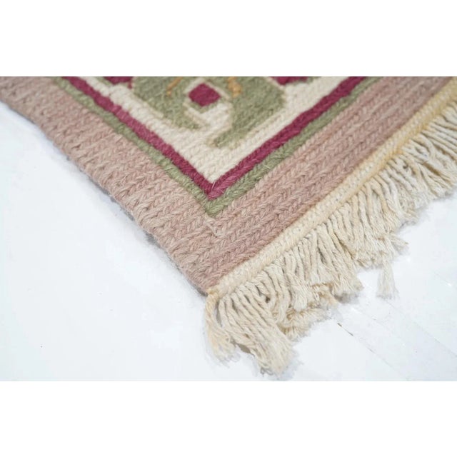 Traditional Sumak Rug 4'1'' X 6'1'' For Sale - Image 3 of 9