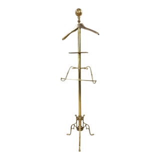 Vintage Brass Italian Valet For Sale