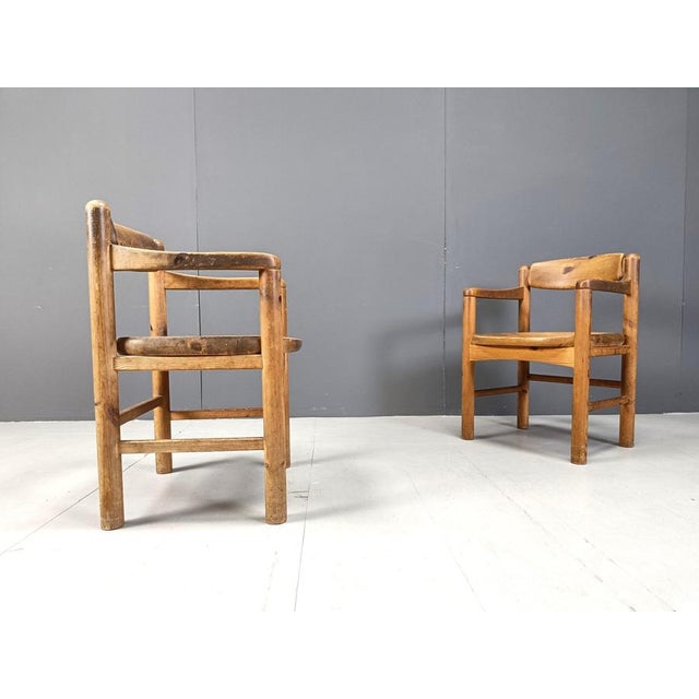 Pine Wood Dining Chairs by Rainer Daumiller for Hirtshals Savvaerk, 1970, Set of 6 For Sale - Image 12 of 14
