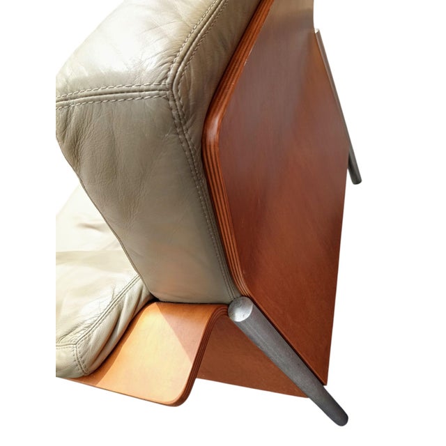 Keilhauer Furniture Keilhauer MCM Chair a Masterclass in Material Harmony, Seamlessly Blending Classic Luxury/ Industrial Edge. For Sale - Image 4 of 12