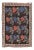 Vintage Mid Century Floral Kilim Rug For Sale