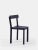 Set of 6 galta black oak chairs by kann design dimensions: d 43 x w 51 x h 80 cm. Materials: black lacquered oak....