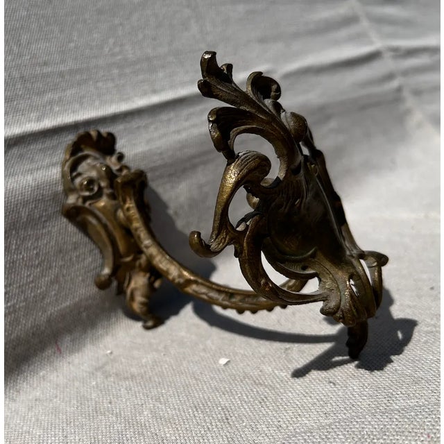 French Pair of French Antique Tie Backs For Sale - Image 3 of 7