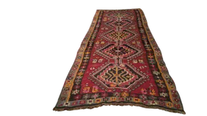 Vintage 12 Ft. Turkish Wide Runner Rug Kilim Runner Rug - 5′ × 12′8″ - Size Cat. 6x9