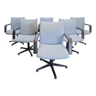 Vintage Michigan Office Chairs by Geoffrey Harcourt for Artifort, 1980s, Set of 6 For Sale