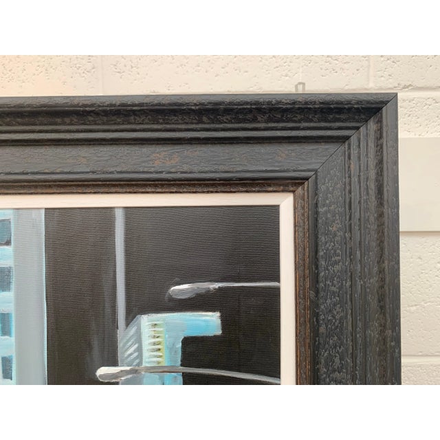 Contemporary Radio City New York Nyc Sunset - Unique Original Art by Contemporary British Urban Landscape Artist, For Sale - Image 3 of 13