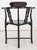 Chinese Export Mop Inlaid Ebonized Corner Chair For Sale - Image 10 of 10