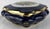 Blue Limoges Porcelain Lidded Blue and Gold Trinket Box For Sale - Image 8 of 9