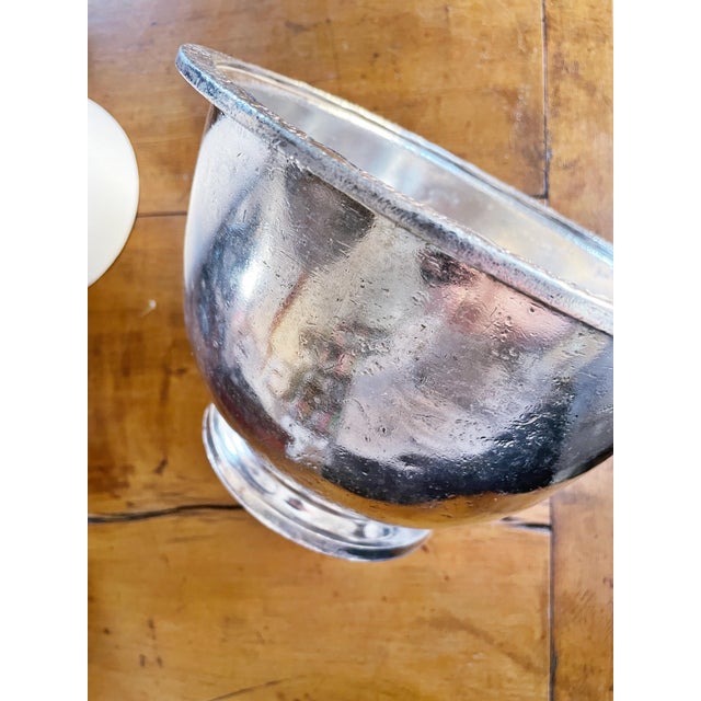 Vintage Silver Plated Ice Bowl From the Waldorf-Astoria Hotel For Sale - Image 9 of 9