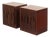 Mid-Century Gaetano Padouk Wood Nightstands by Luciano Frigerio for Frigerio, 1970s, Set of 2 For Sale