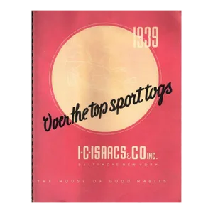 Over the Top Sport Togs 1939 Apparel Arts Equestrian Catalog