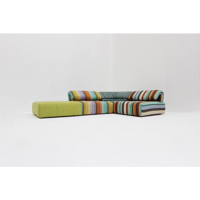 Vintage Voyage Immobile Modular Sofa from Roche Bobois, 1990s, Set of 4 For Sale - Image 9 of 12