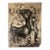 Midcentury Modern Matador and Bull Etching C.1950 For Sale