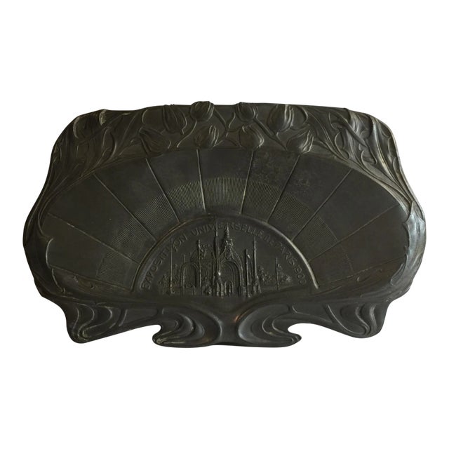 1900 Paris Exposition Art Nouveau Tray For Sale