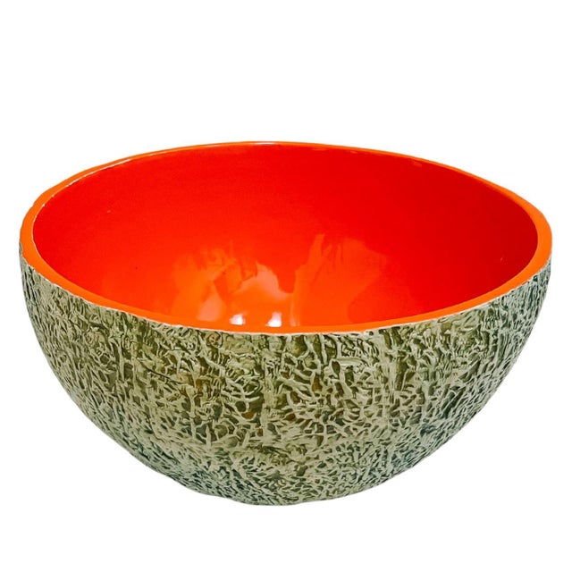 Bring a slice of Mid-Century Italian charm to your next gathering. This rare 7-piece service set features a deep serving...