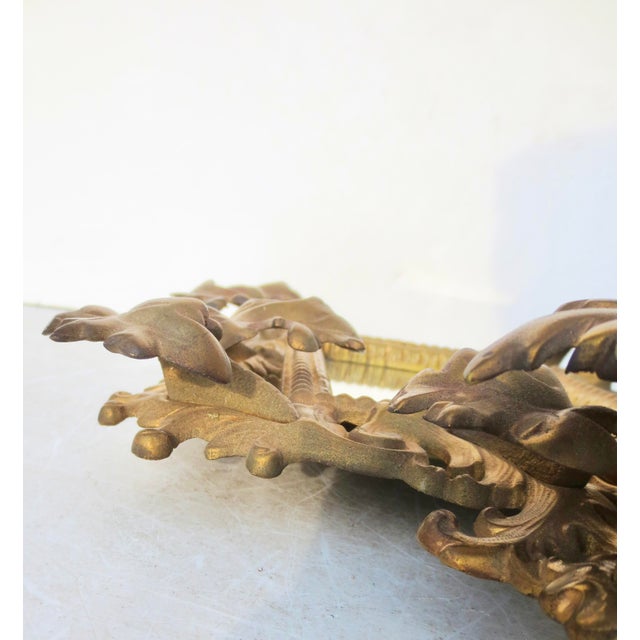 Metal Cast Bronze Rocco Wall Photo or Mirror Frame For Sale - Image 7 of 7
