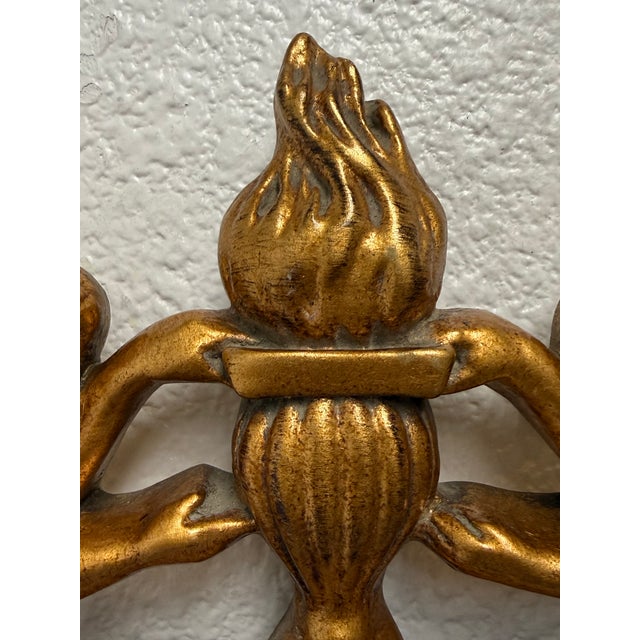 Italian Cherubs With Festoon Wall Mirror For Sale - Image 4 of 12