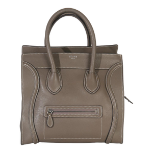 Souris Drummed Calfskin Mini Luggage Tote