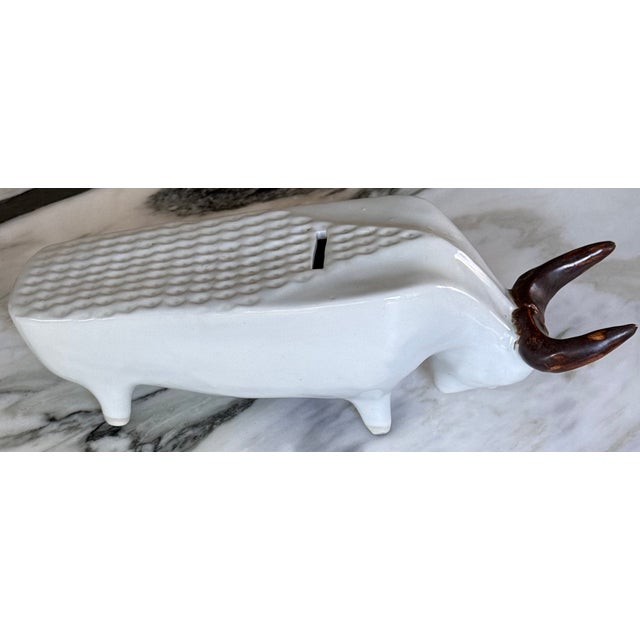 Made in Japan Mid-Century El Toro Coin Bank Bull For Sale - Image 13 of 17