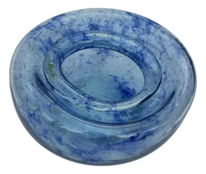 Hand Blown Art Glass Bowl Signed Robert A. Stone 1971