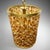 A Contemporary Modernist Lantern designed by Roland Wolff. Crafted in gilt bronze with Hand-Blown Murano Crystal Beads of...