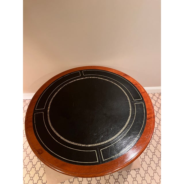 19th Century Mahogany Round Table With Hand Carved Feet For Sale In Washington DC - Image 6 of 6