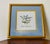 American Petite "Blue Columbine" Needlework, Vintage For Sale - Image 3 of 9