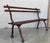 19th Century French Provincial Brown Garden Bench With Cast Iron Legs For Sale - Image 4 of 8