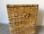 Vintage Woven Rattan Basket For Sale - Image 9 of 13