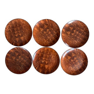 Set of 6 Deptartment 56 "Sarfari" Appetizer or Dessert Plates For Sale