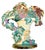 Traditional Vintage Iron Floral Urn Doorstop For Sale - Image 3 of 6