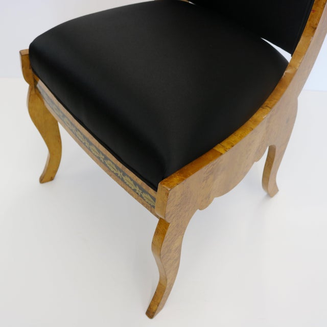 Fine Pair Of Neoclassical Side Chairs, Ca.1850 For Sale - Image 14 of 18