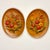 Rustic Mid-Century Arts & Crafts Rustic Boho Chic Fall Flora in Bas-Relief Decorative Wall Plates - A Pair. For Sale - Image 3 of 11
