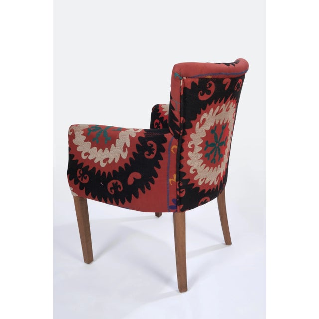 Early 21st Century Suzani Armchair - Ethnic Bergere For Sale - Image 5 of 13