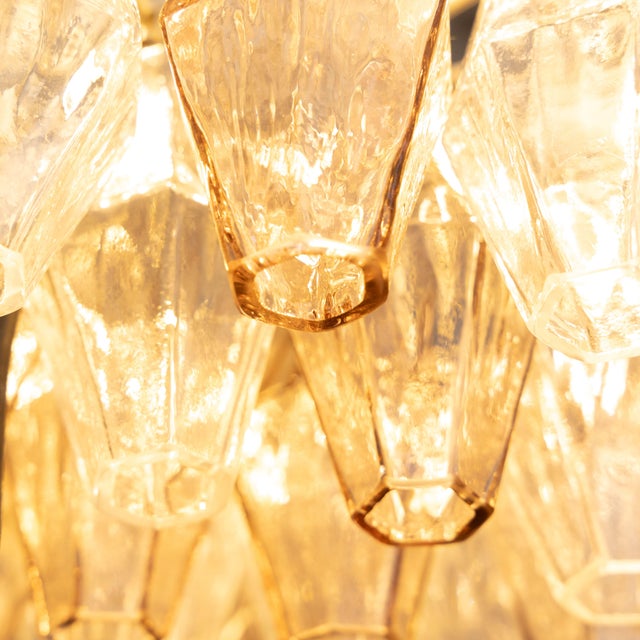 1960s Pendant Lamp by Poliedri Venini, 1960 For Sale - Image 5 of 13
