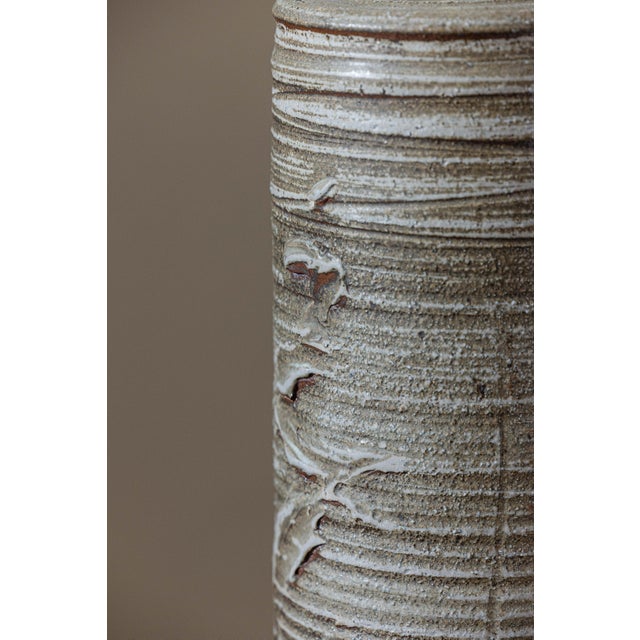1960s Bob Kinzie Studio Pottery Table Lamp for Affiliated Craftsmen, Early Unsigned Example For Sale - Image 11 of 14