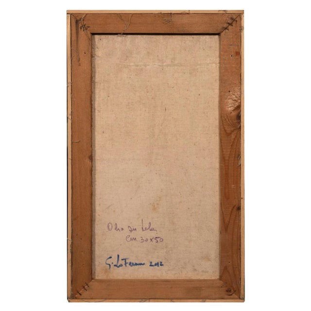 Giorgio Lo Fermo - Red Reticulum - Original Oil Paint - 2012 For Sale - Image 3 of 4